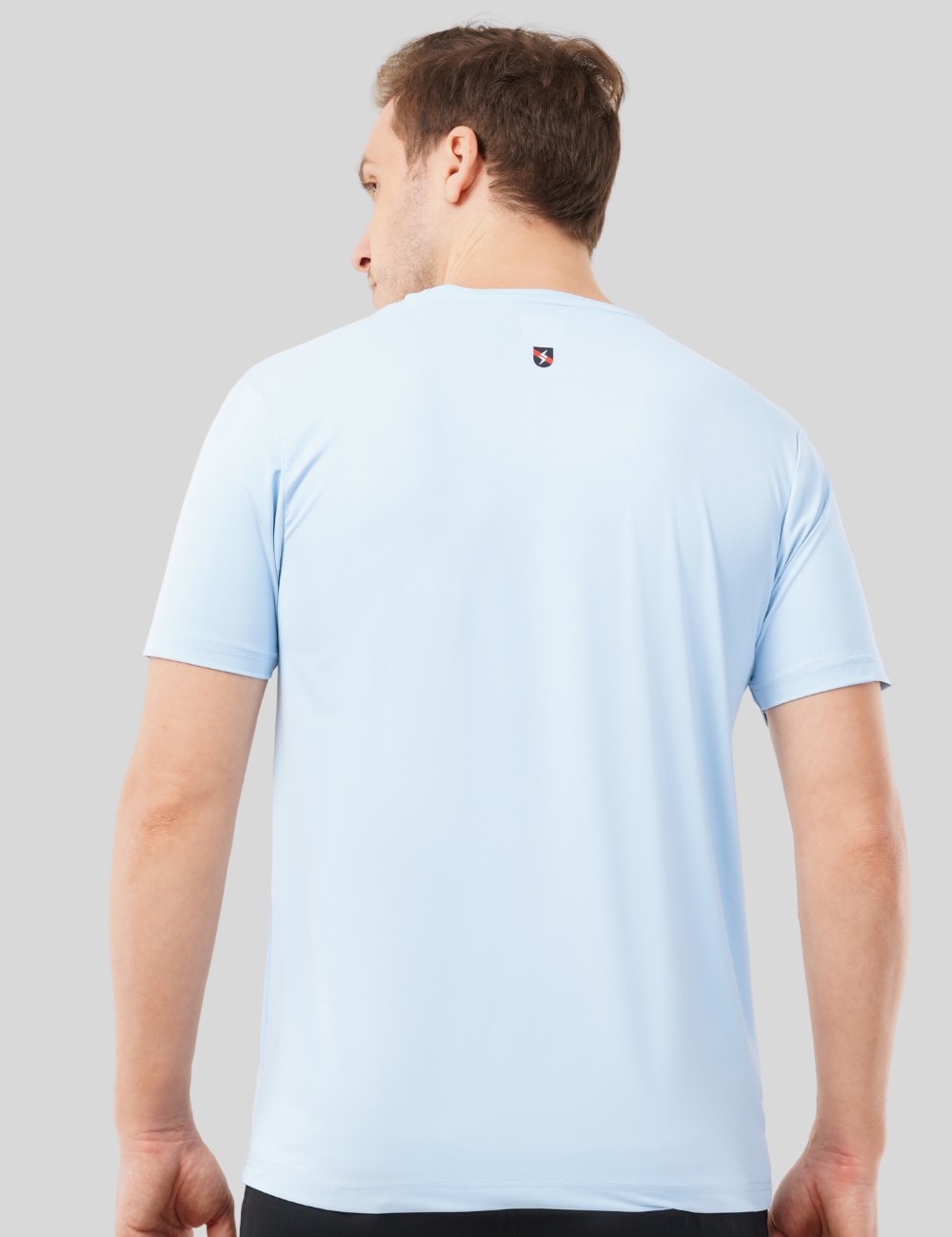 Nylon Feel Dry Fit T Shirt A22- USFC Light Blue