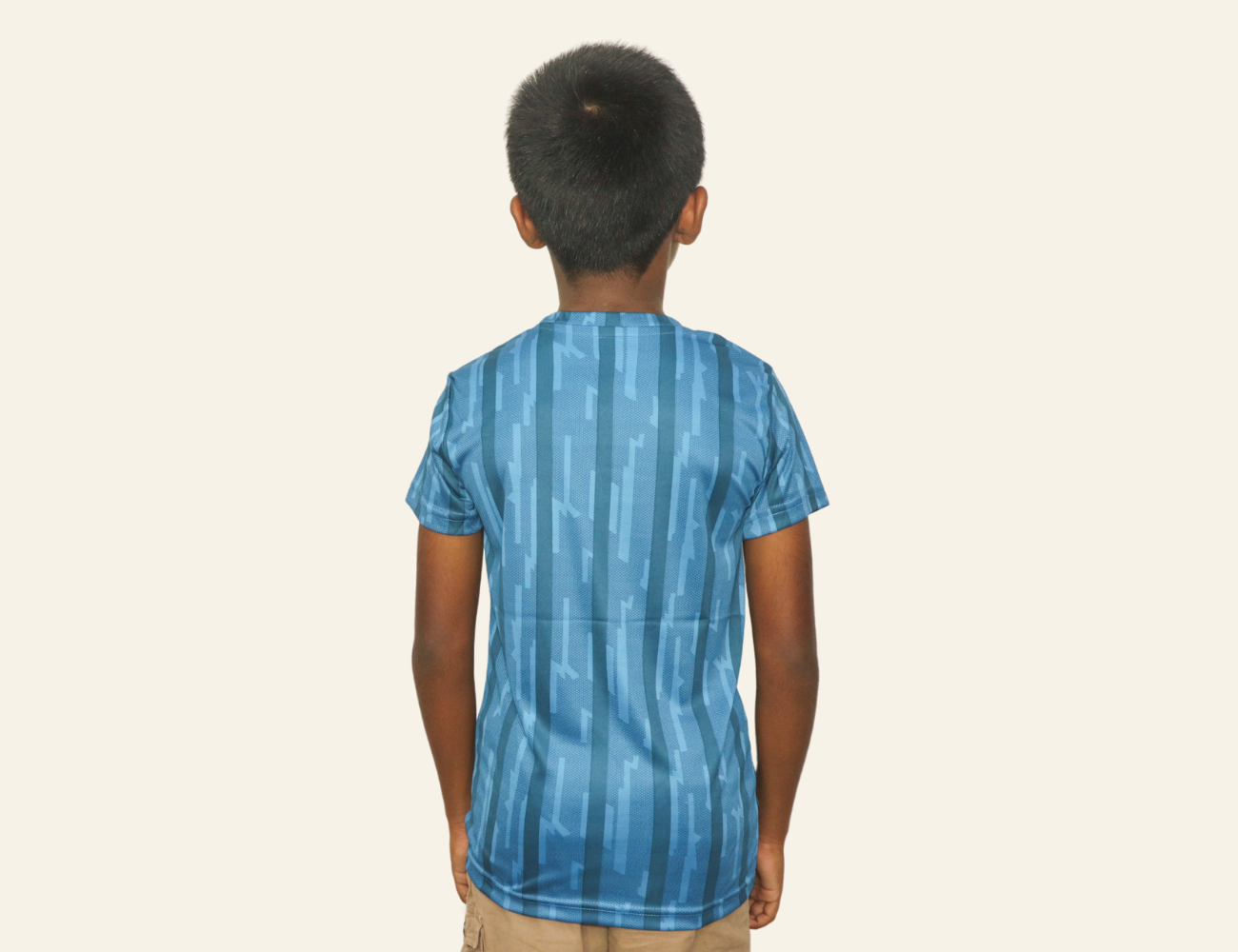 KIDS PRINTED DRY FIT T SHIRT - SK91
