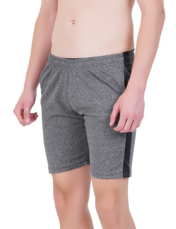 SHORTS WITH CONTRAST PRINTING - B06