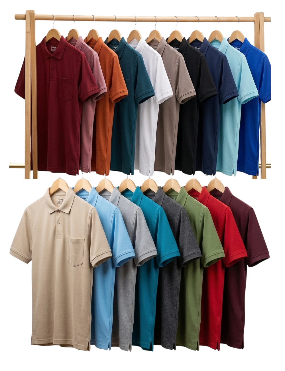 POLYSTER POLO T SHIRT WITH POCKET - A14