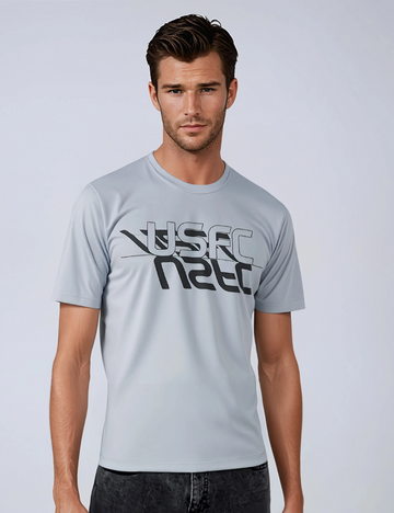 Nylon Feel Dry Fit T Shirt - USFC Grey