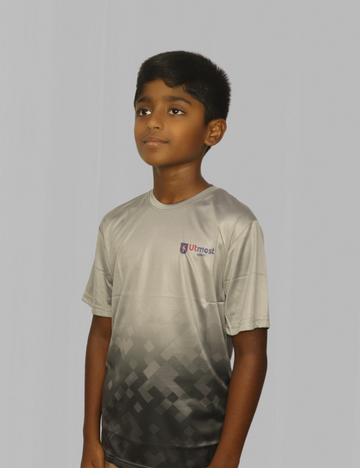 KIDS PRINTED DRY FIT T SHIRT - SK34