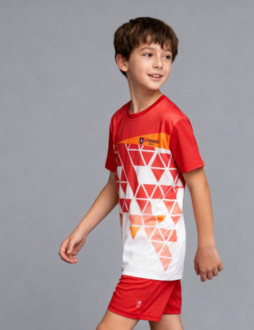 KIDS PRINTED DRY FIT T SHIRT - SK36