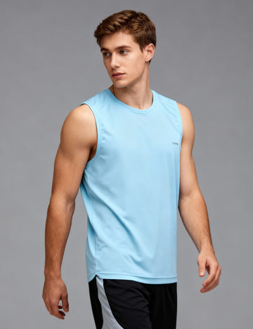 Dry Fit Singlet - Sky Blue