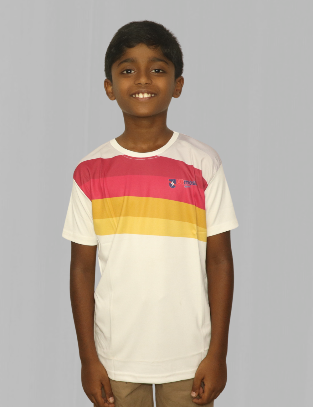KIDS PRINTED DRY FIT T SHIRT - SK30