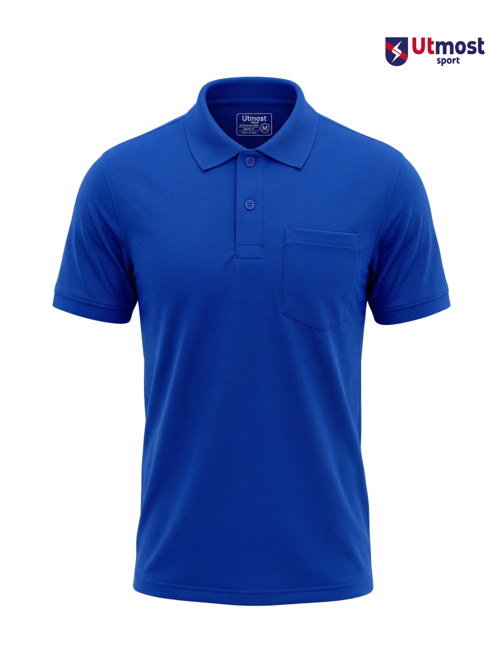 POLYSTER POLO T SHIRT WITH POCKET - A14