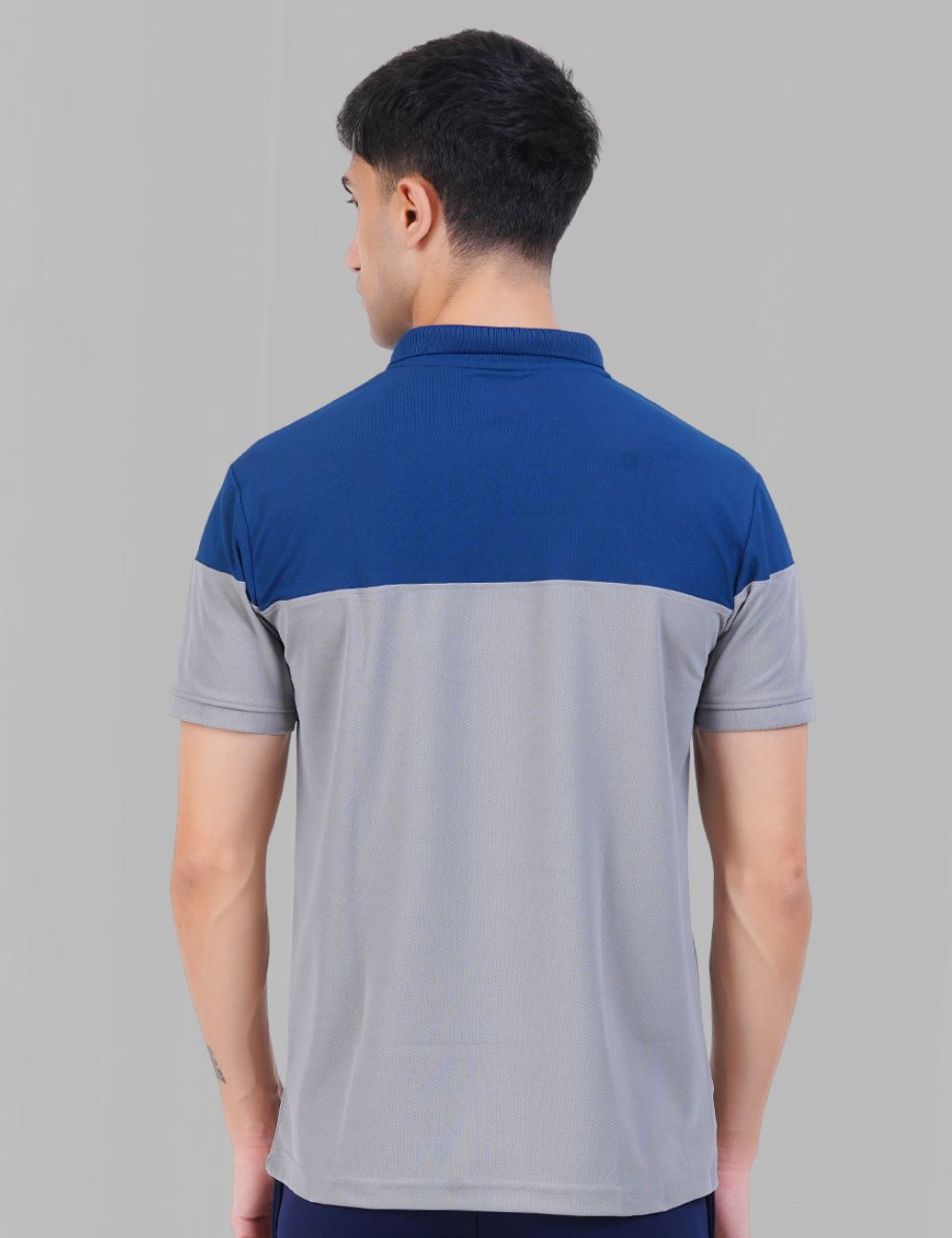 DUAL COLOUR POLO T SHIRT WITHOUT POCKET - A24