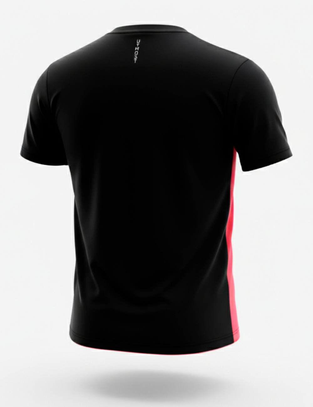 Light Weight Graphic stretchable Print Dry Fit T-Shirt  A29 Black and Red