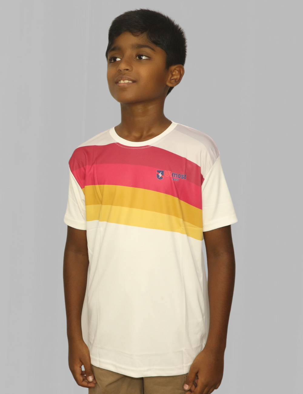 KIDS PRINTED DRY FIT T SHIRT - SK30