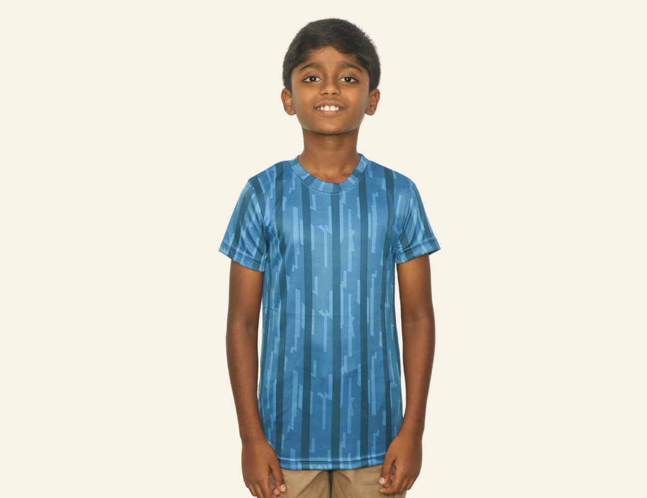 KIDS PRINTED DRY FIT T SHIRT - SK91