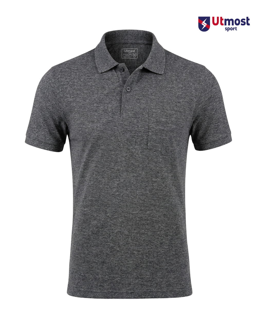 POLYSTER POLO T SHIRT WITH POCKET - A14