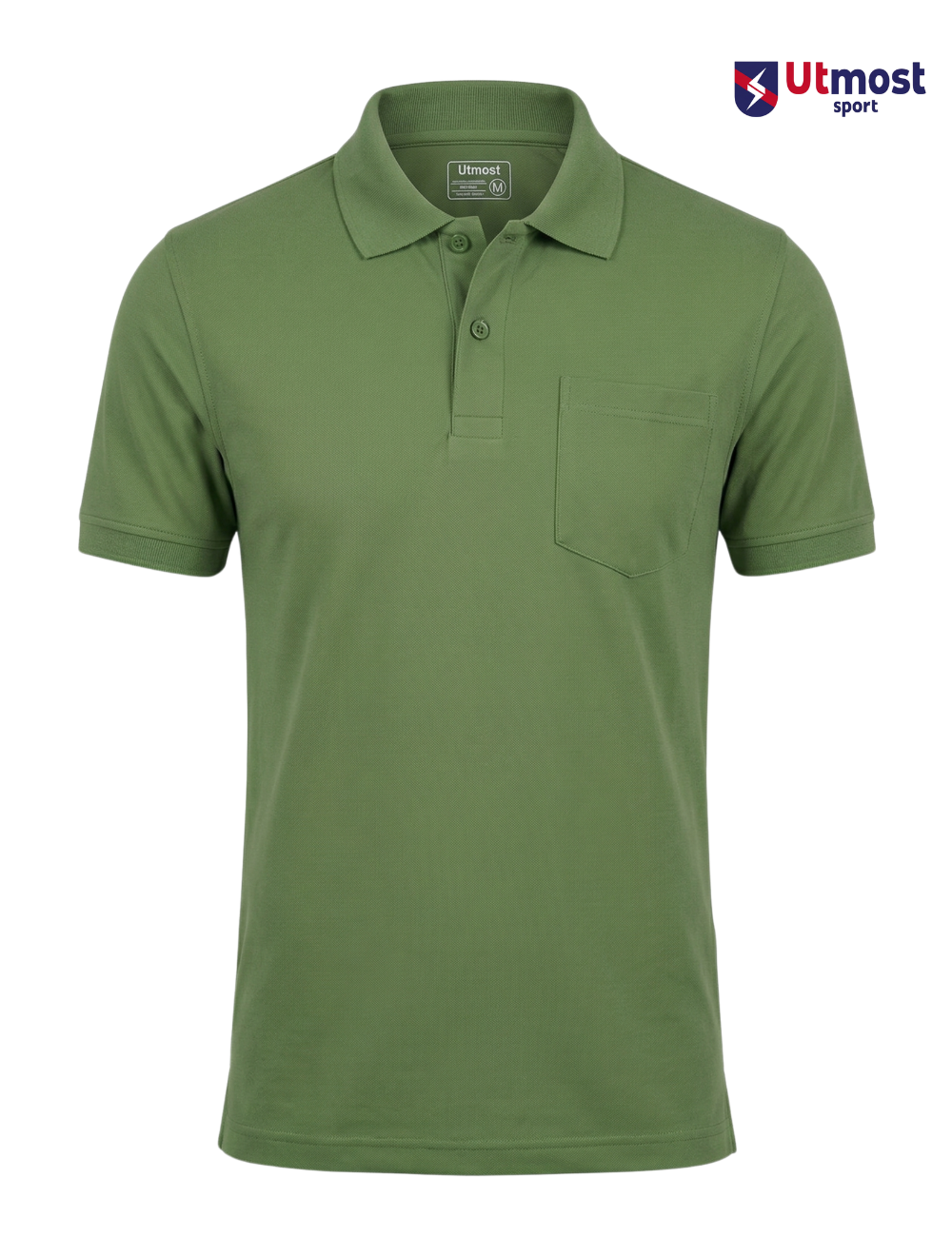 POLYSTER POLO T SHIRT WITH POCKET - A14