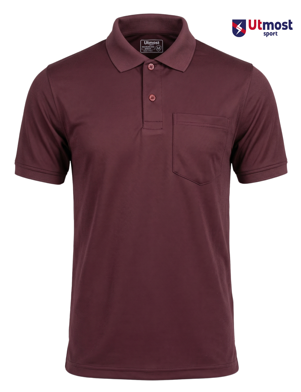 POLYSTER POLO T SHIRT WITH POCKET - A14