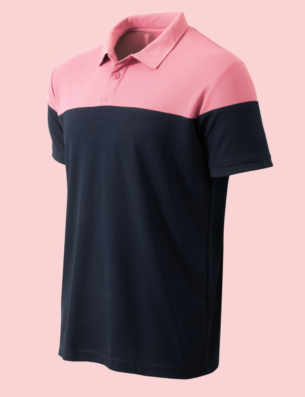 DUAL COLOUR POLO T SHIRT WITHOUT POCKET - A24