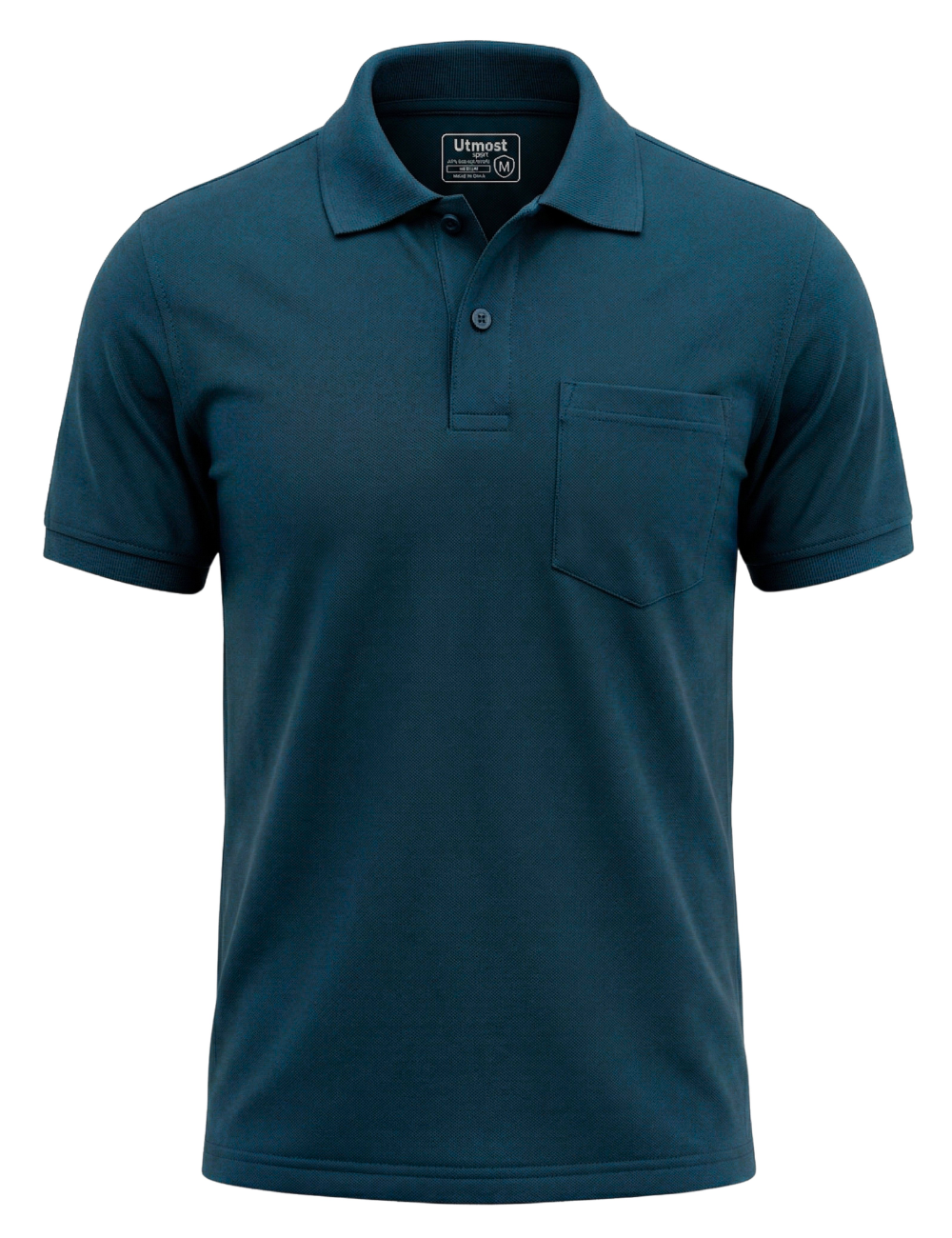 POLYSTER POLO T SHIRT WITH POCKET - A14