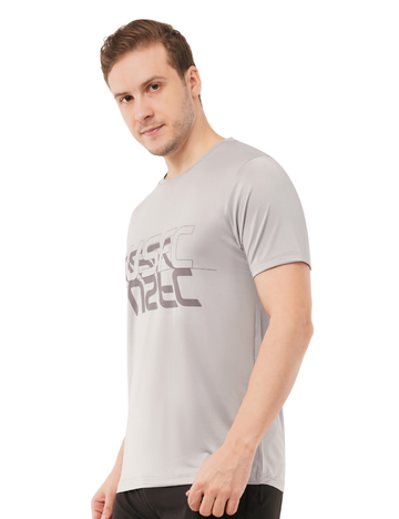 Nylon Feel Dry Fit T Shirt - USFC Grey
