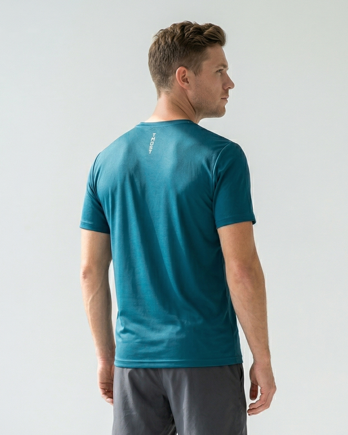 Light Weight Stretchable Plain Dry Fit T-Shirt (A39 Green)