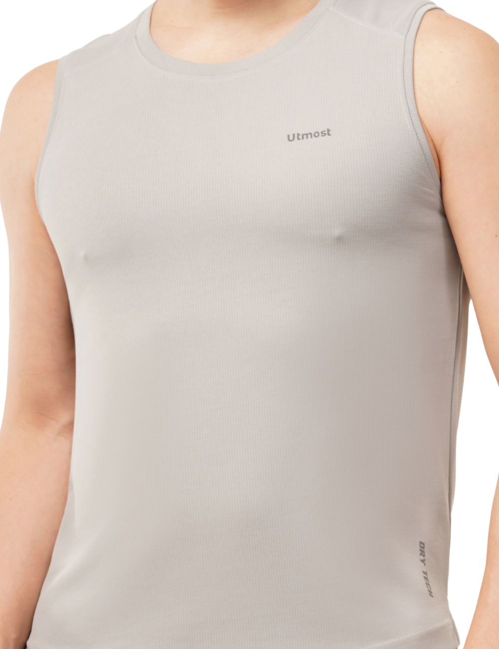 Dry Fit Singlet A53 - Light Gray