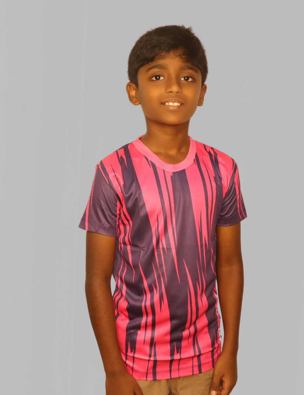 KIDS PRINTED DRY FIT T SHIRT - SK24