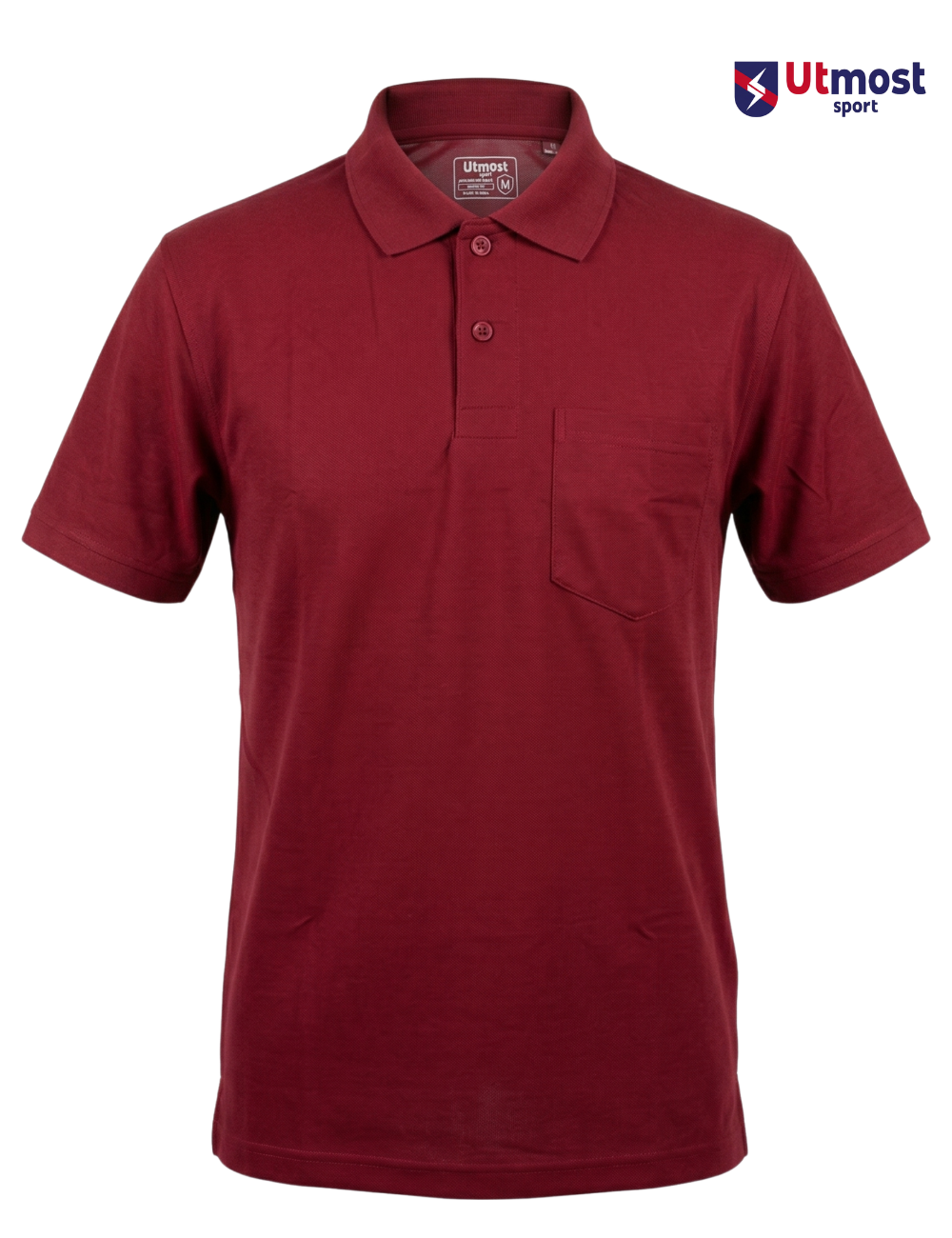 POLYSTER POLO T SHIRT WITH POCKET - A14