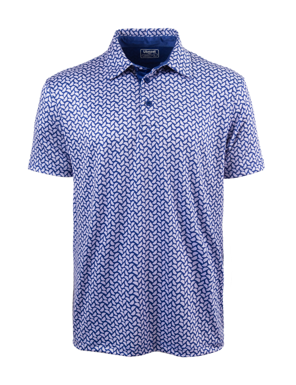 Men’s Polyester Navy Polo T-Shirt with Elastane