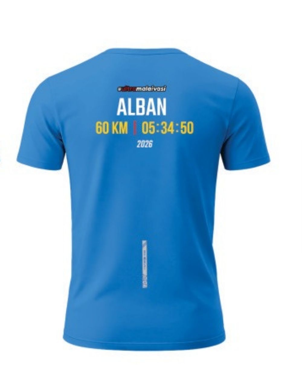 Regular fit - 60 K Finisher T-Shirt – Personalized with Name & Official Finish Time