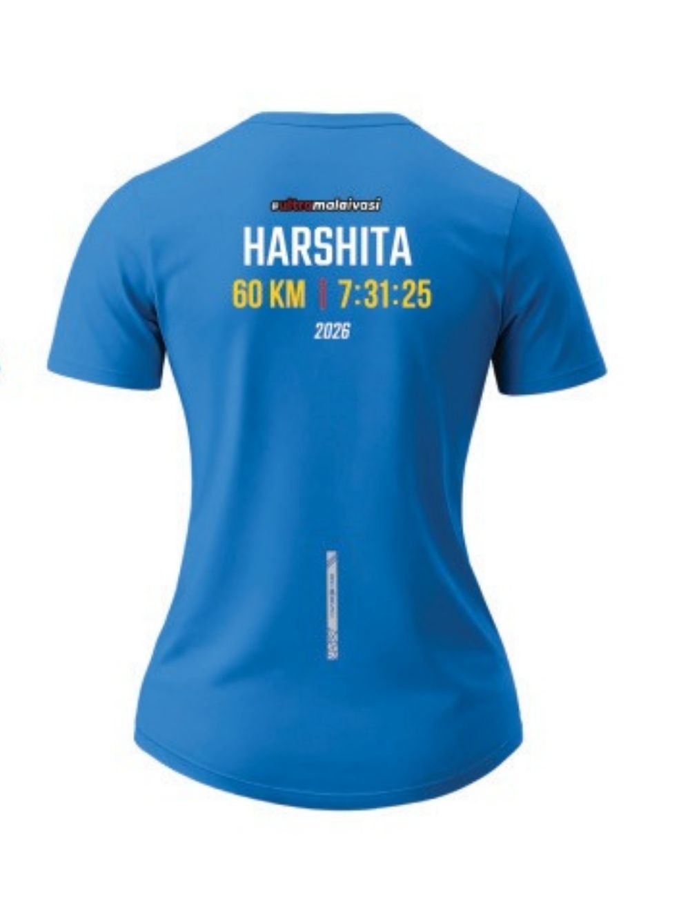 Ladies Fit - 60 K Finisher T-Shirt – Personalized with Name & Official Finish Time
