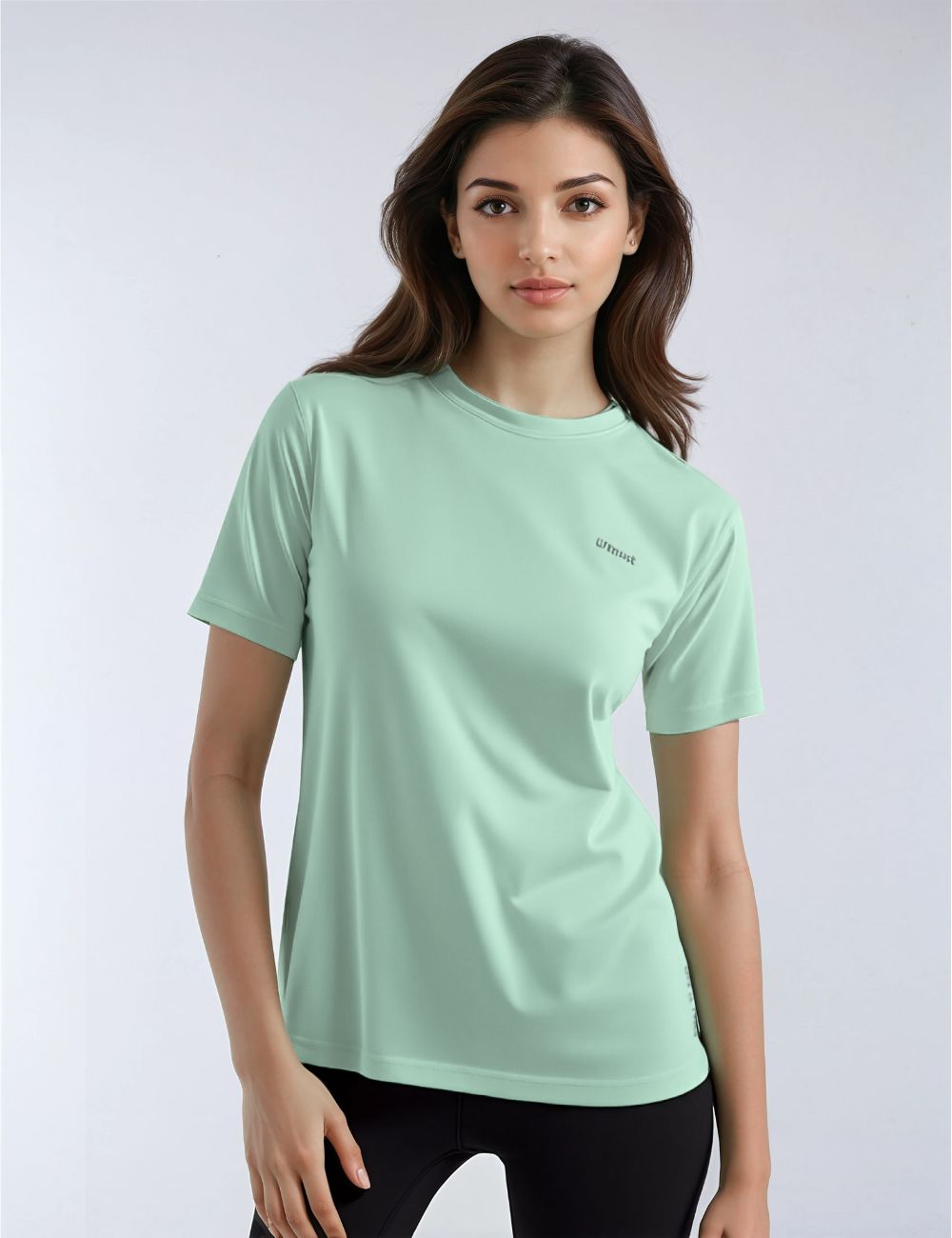 LADIES ROUND NECK PLAIN DRY FIT T SHIRT - XO2 (REGULAR FIT)