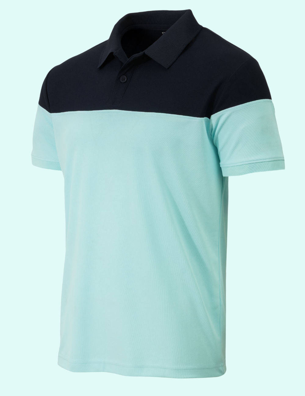 DUAL COLOUR POLO T SHIRT WITHOUT POCKET - A24