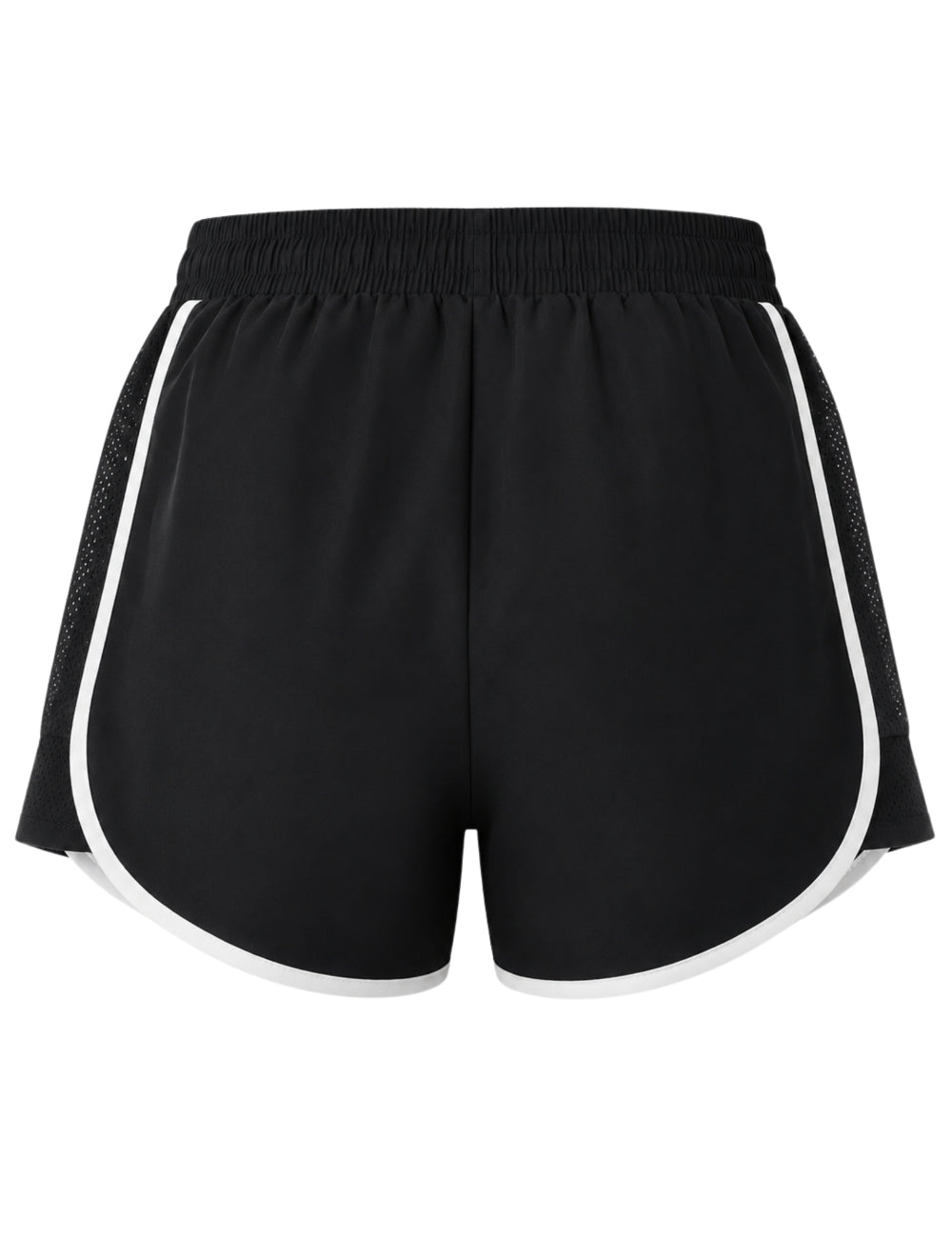 Ladies light weight Running Shorts - C802 (Black)