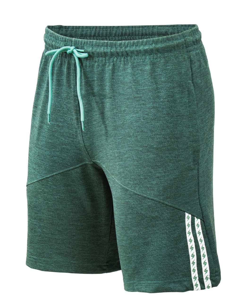 MEN'S ATHLETIC SHORTS WITH ZIP POCKET - B09