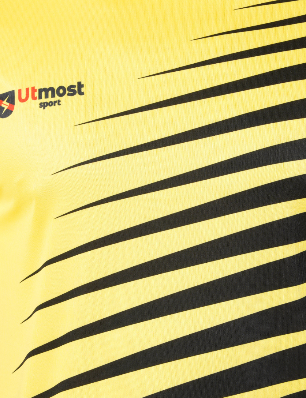 DRY FIT ROUND NECK T SHIRT - YELLOW & BLACK - S35