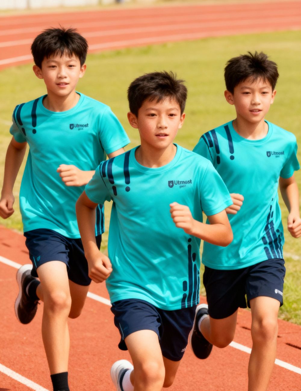 KIDS PRINTED DRY FIT T SHIRT - SK31