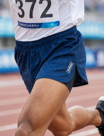 Men’s 5 inch Runner Shorts with Inner - C01 Navy