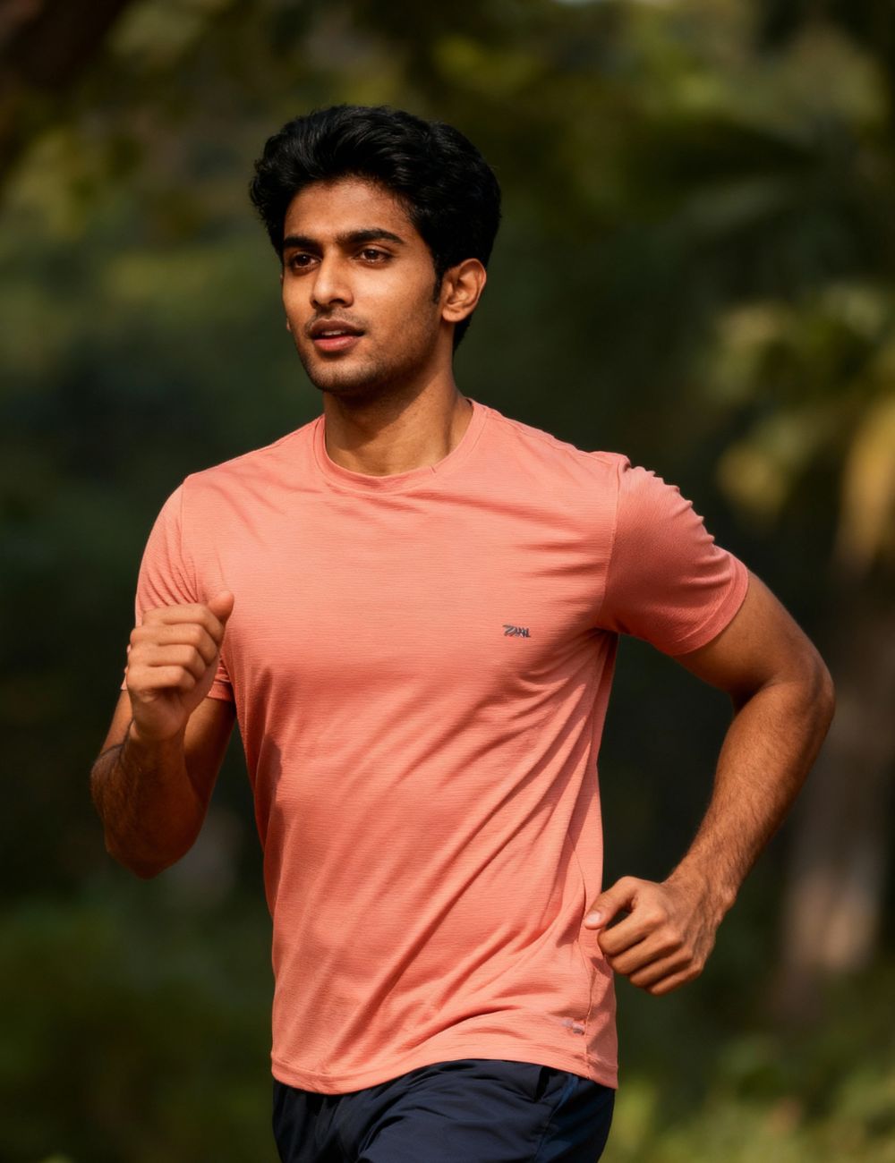 Dry Fit Running T Shirt - Stretchable Rust