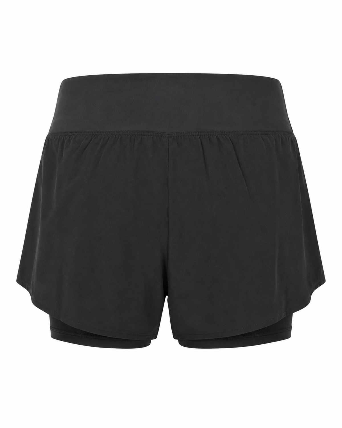 Ladies light weight Running Shorts - C801 (Black)