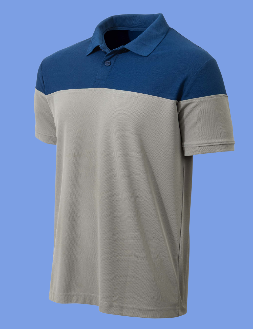DUAL COLOUR POLO T SHIRT WITHOUT POCKET - A24