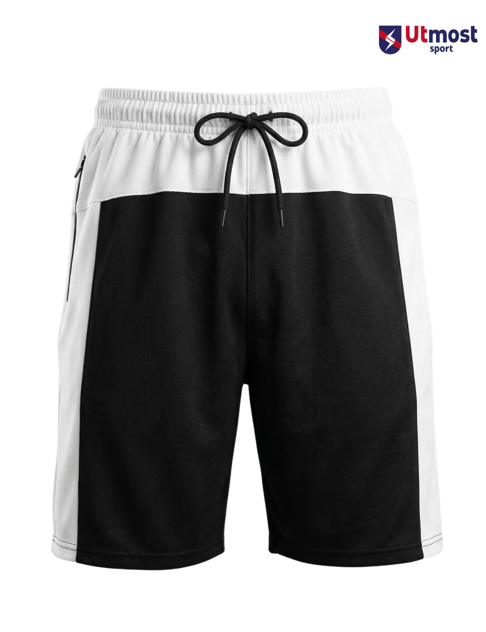 SHORTS WITH CONTRAST PANEL - B07