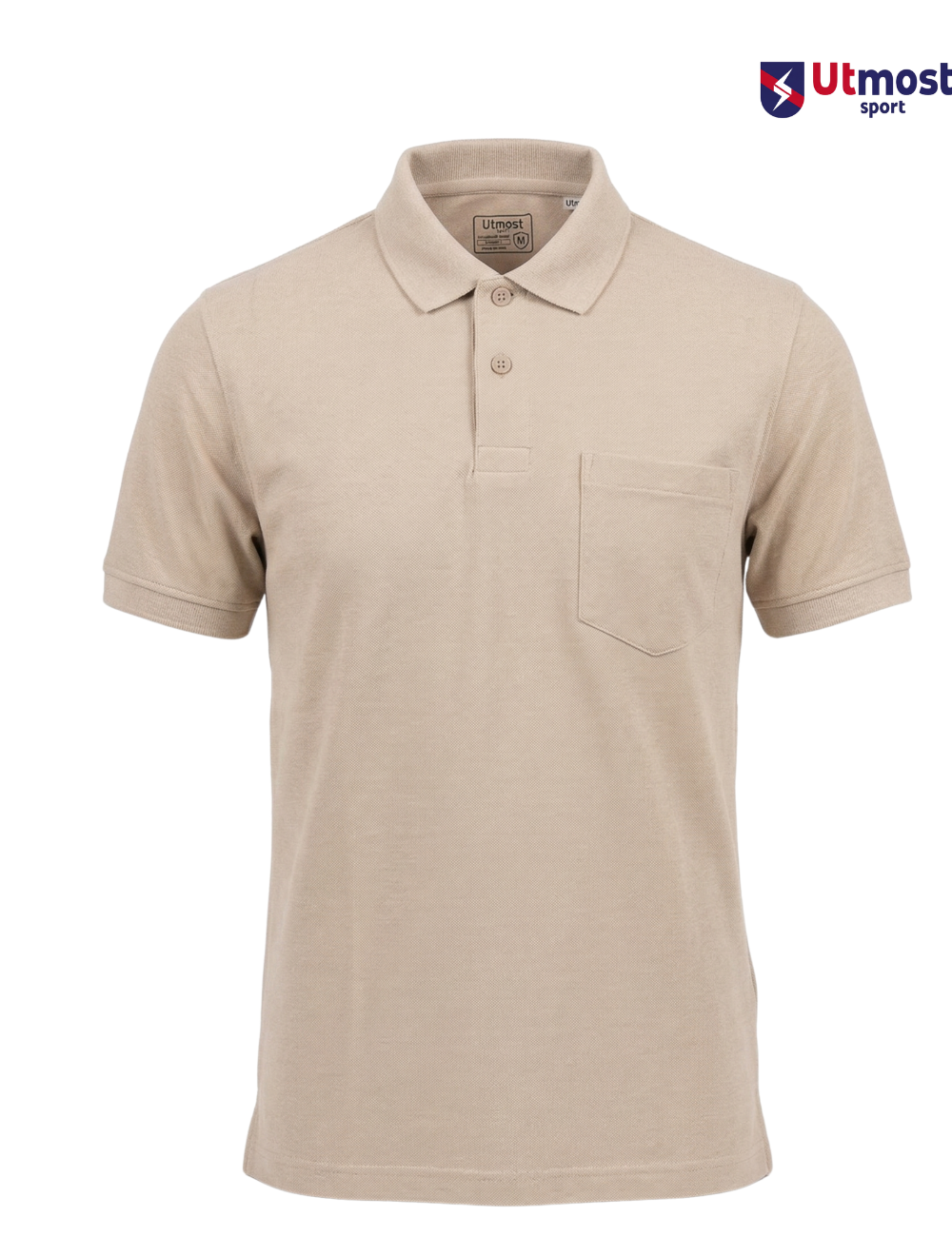 POLYSTER POLO T SHIRT WITH POCKET - A14