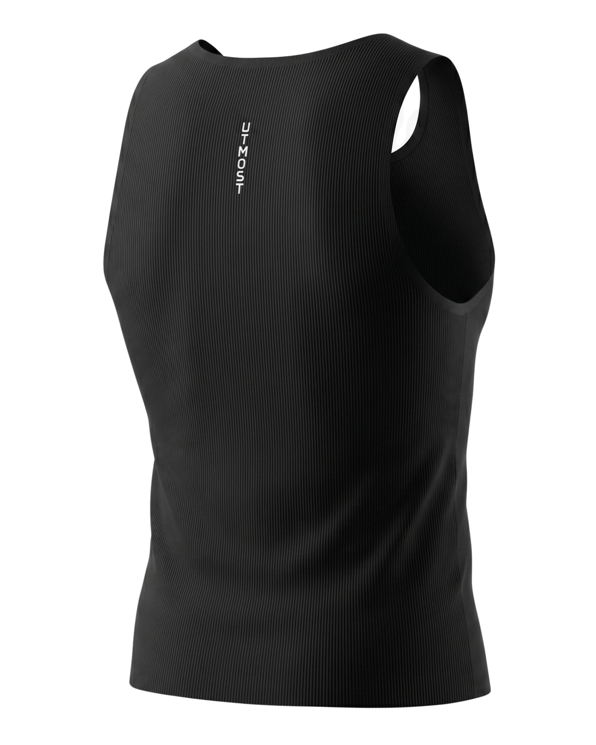 Seamless Dry Fit Singlet A53M - Black