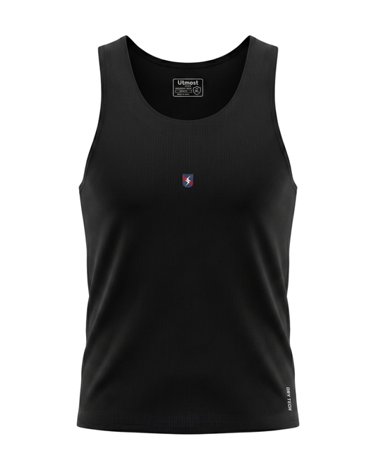 Seamless Dry Fit Singlet A53M - Black