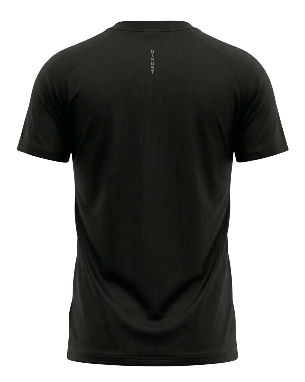 Light Weight Stretchable Plain Dry Fit T-Shirt (A39 Black)