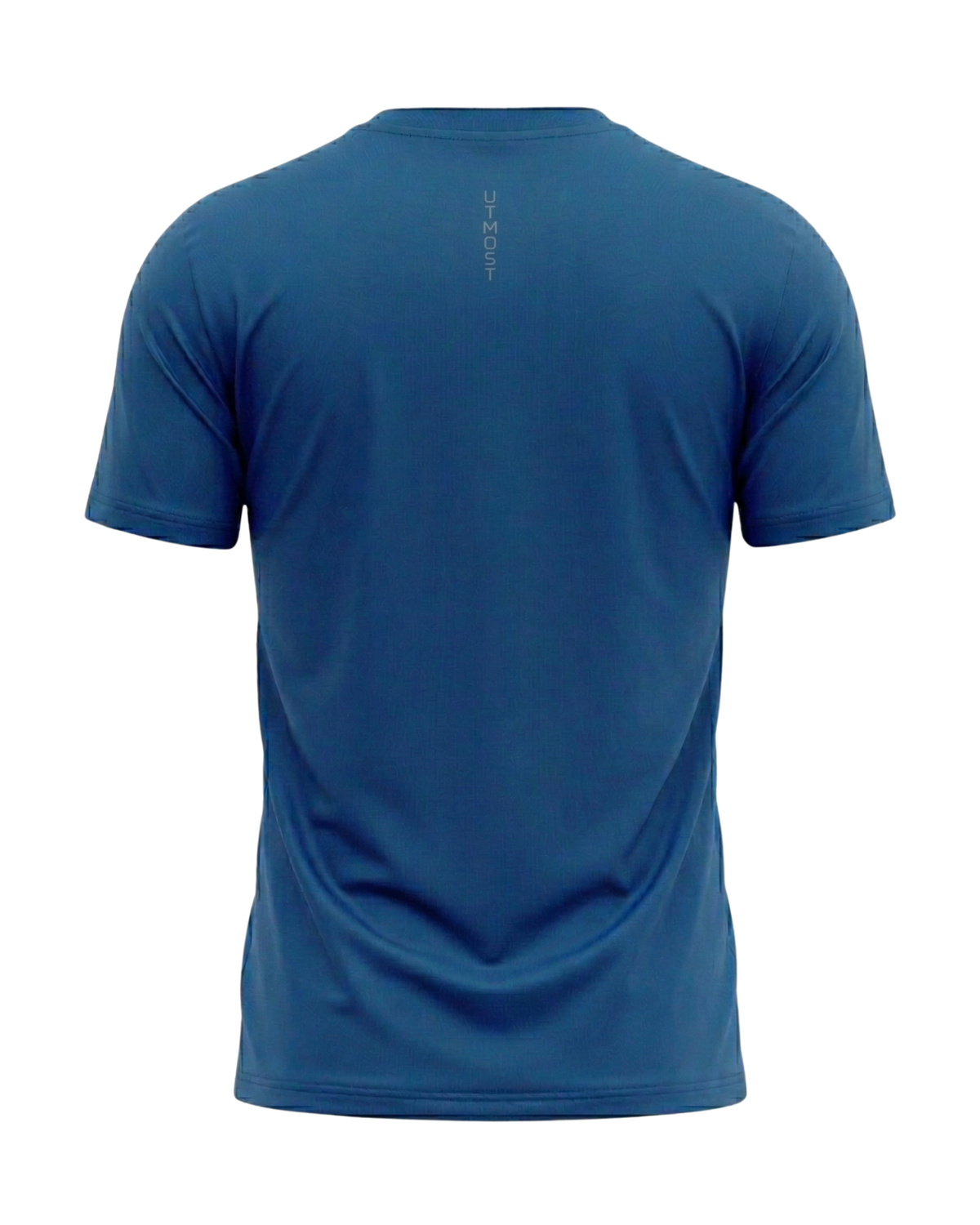 Light Weight Stretchable Plain Dry Fit T-Shirt (A39 Blue)