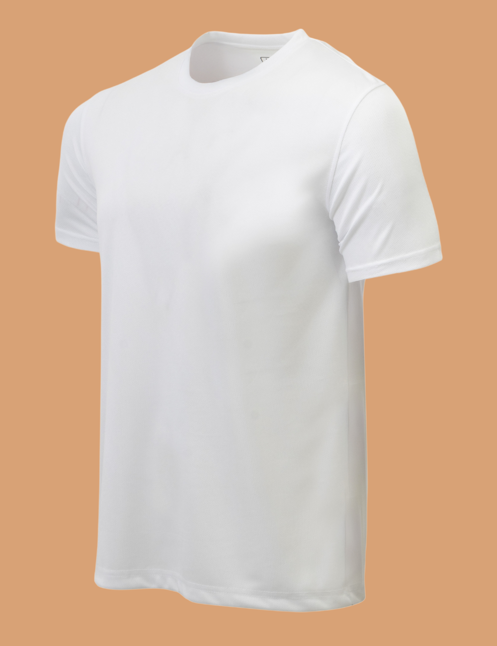 ROUND NECK DOT KNIT DRY FIT T SHIRT - A18