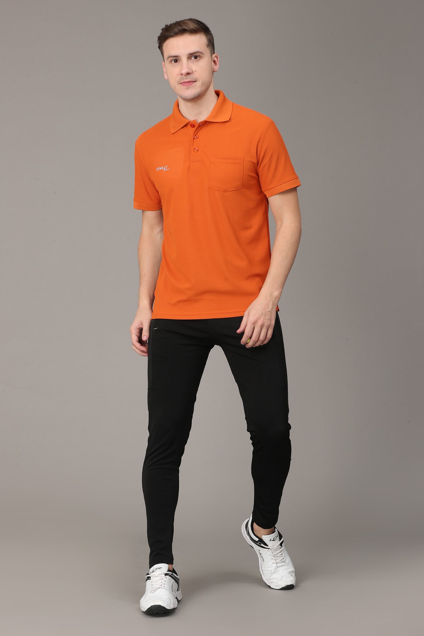 Orange Polo T-Shirt
