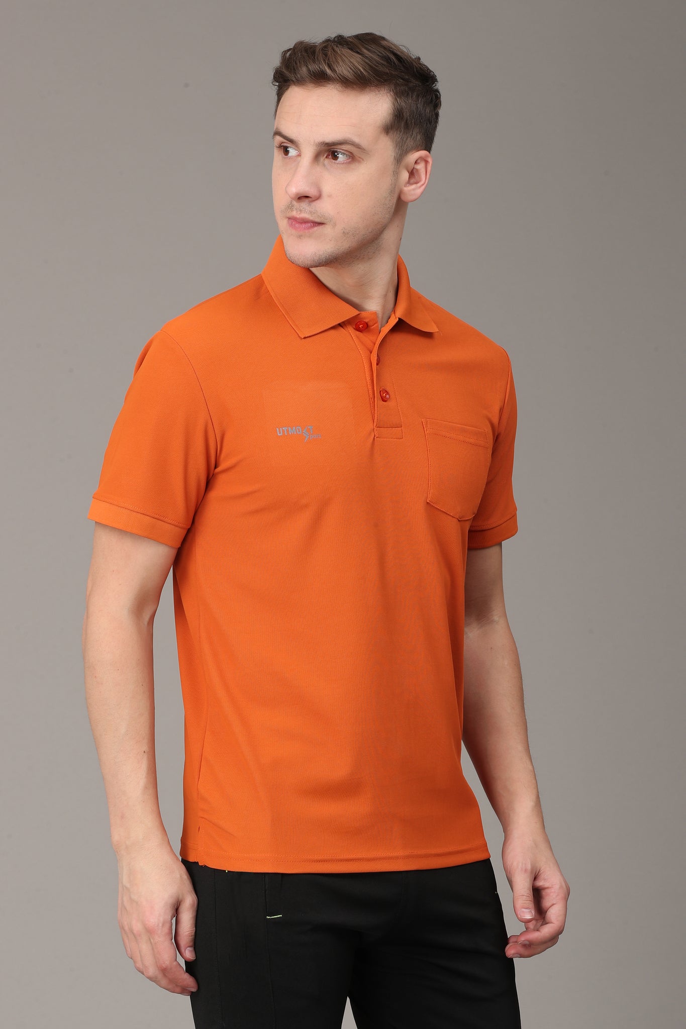 Orange Polo T-Shirt