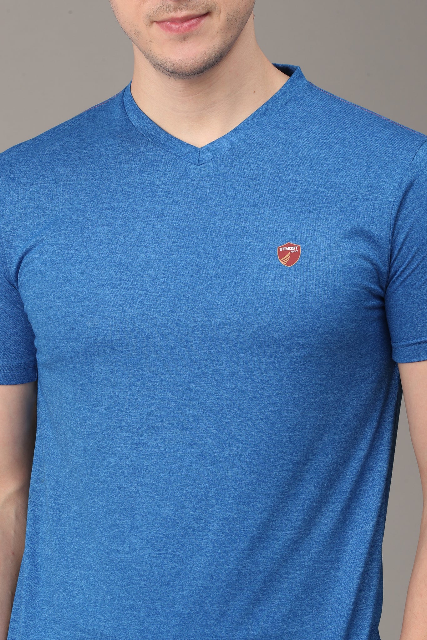 Blue V Neck T-Shirt