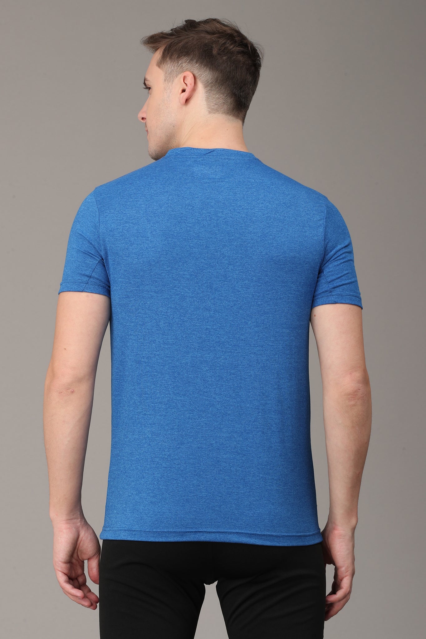 Blue V Neck T-Shirt