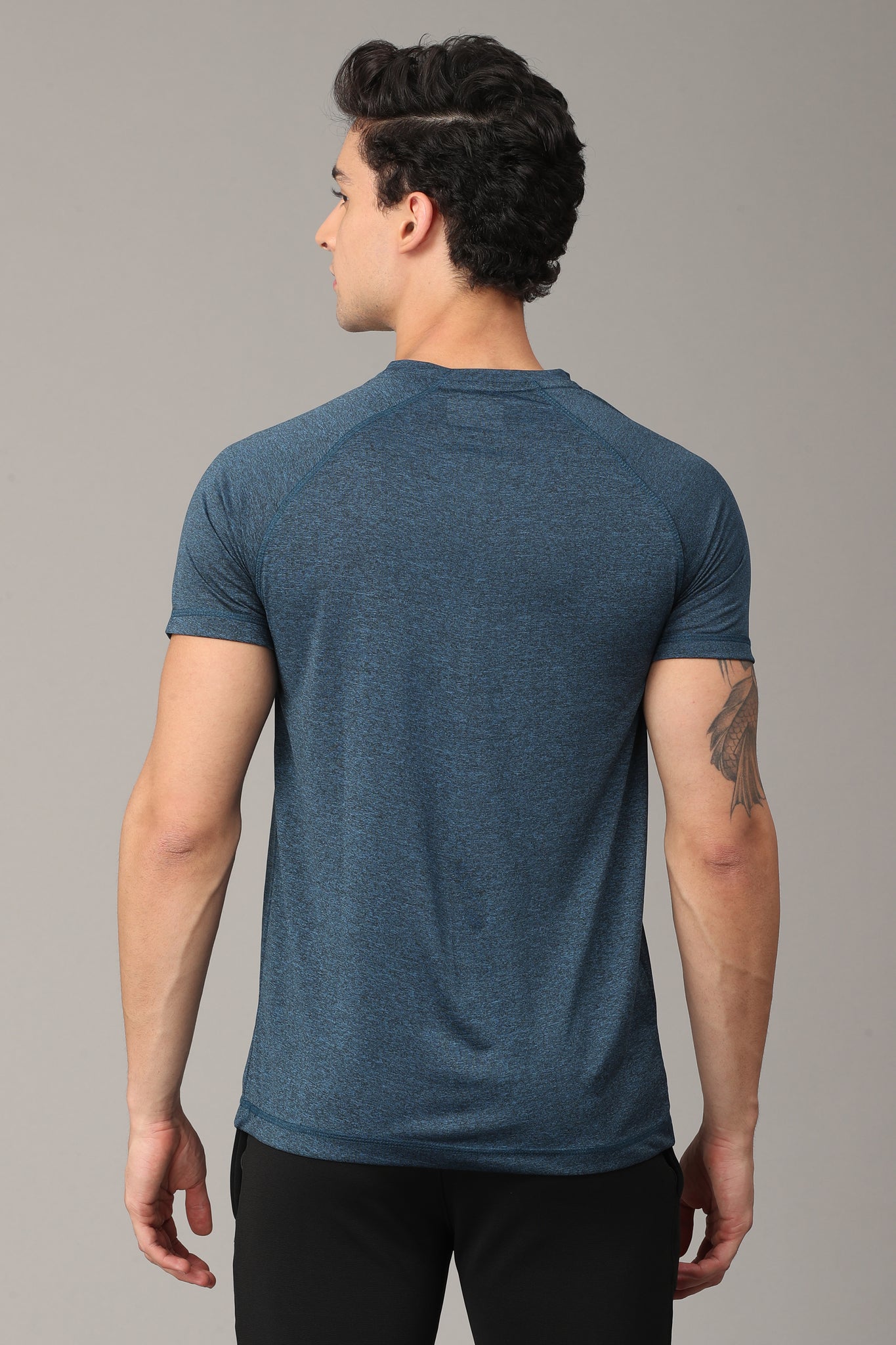 Blue V Neck T-Shirt