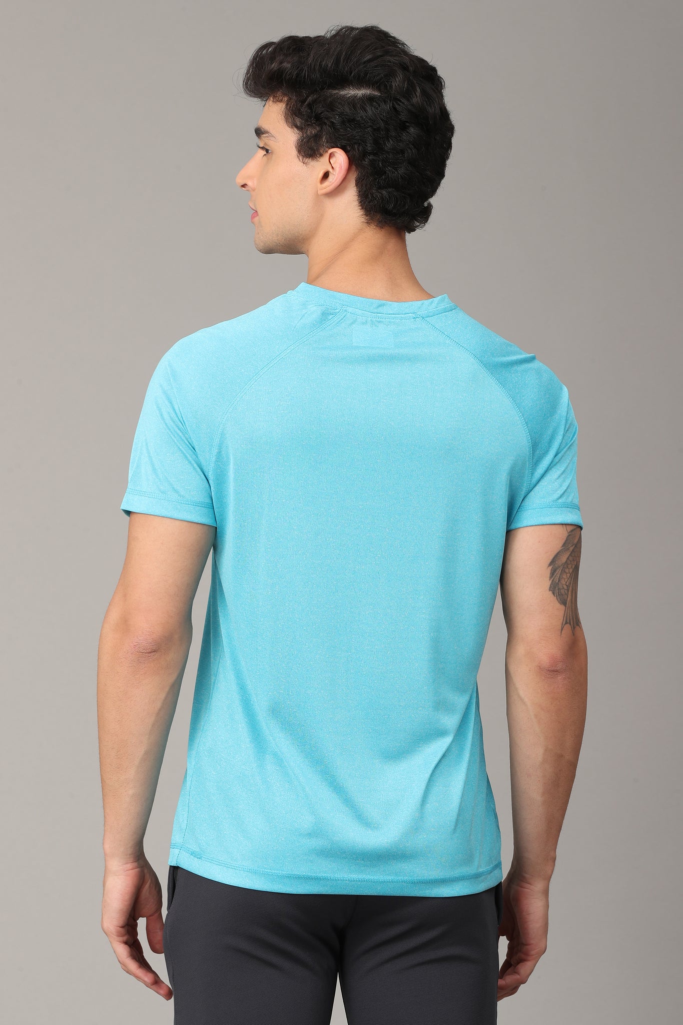 Light Blue V Neck T-Shirt